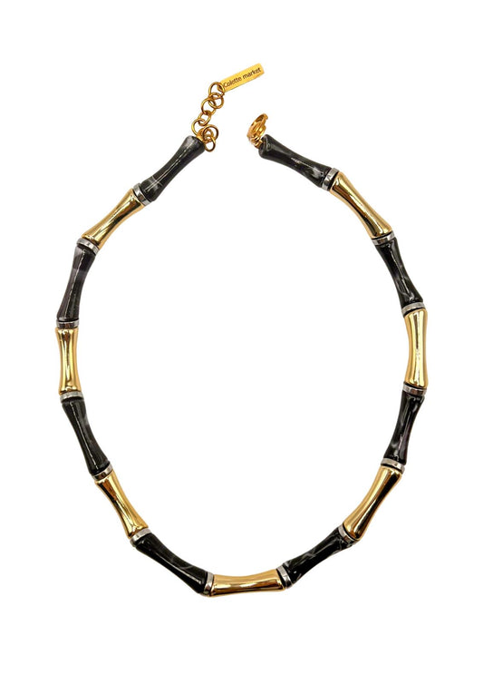 Collier Bamboo Black