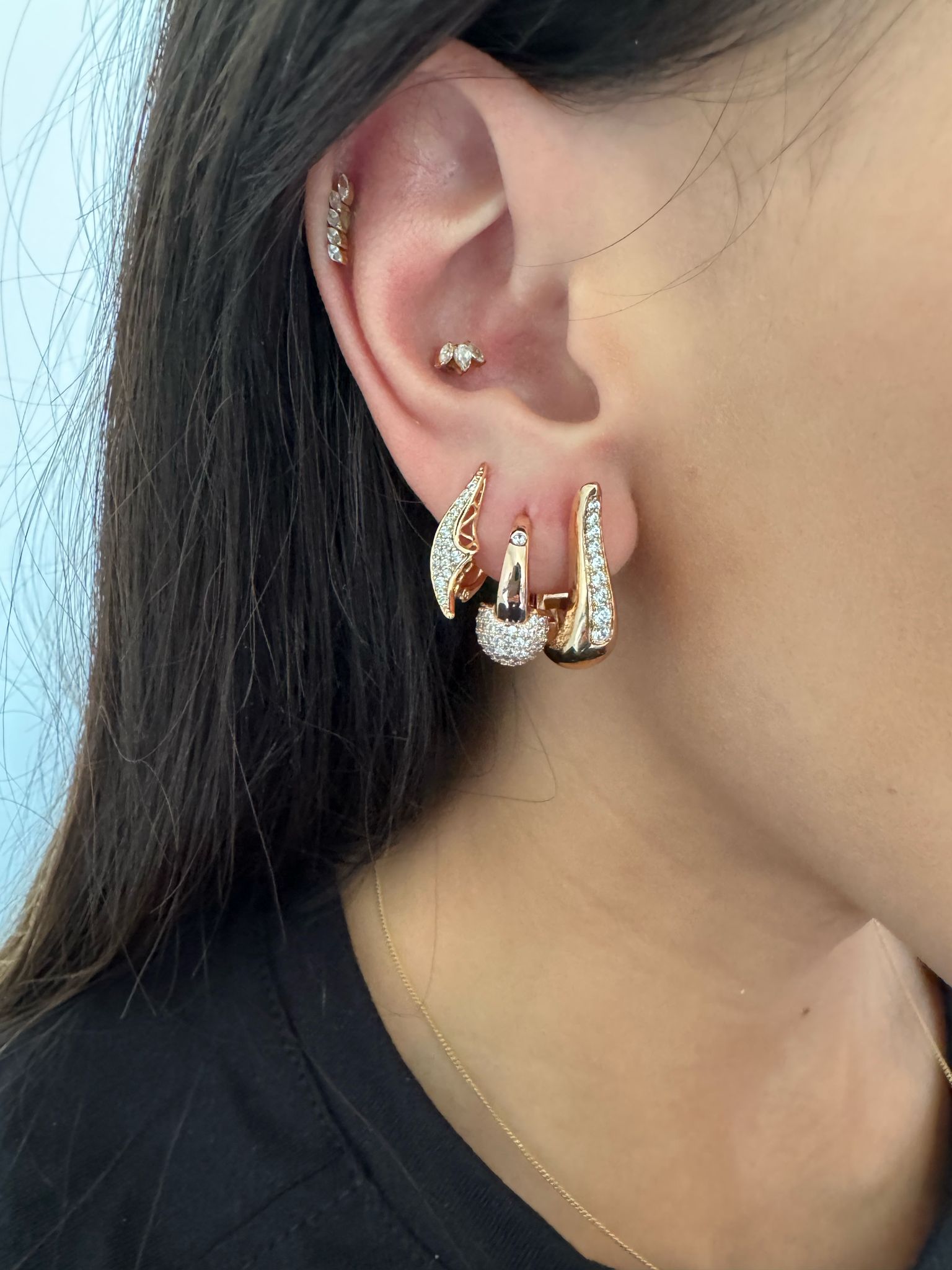 Boucle d’oreille Moon