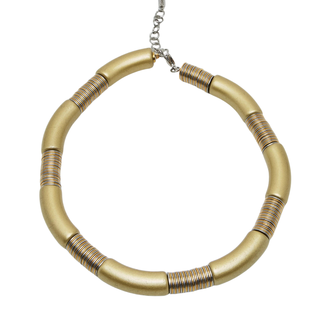 Collier Big Tube Brossé