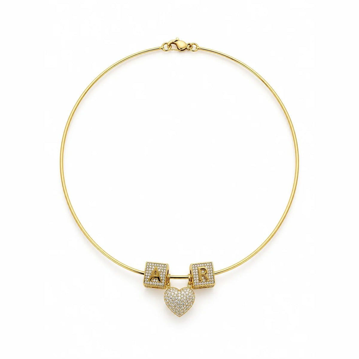 Collier jonc personnalisable