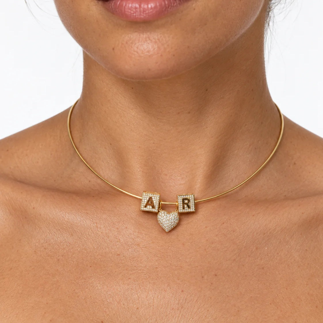 Collier jonc personnalisable