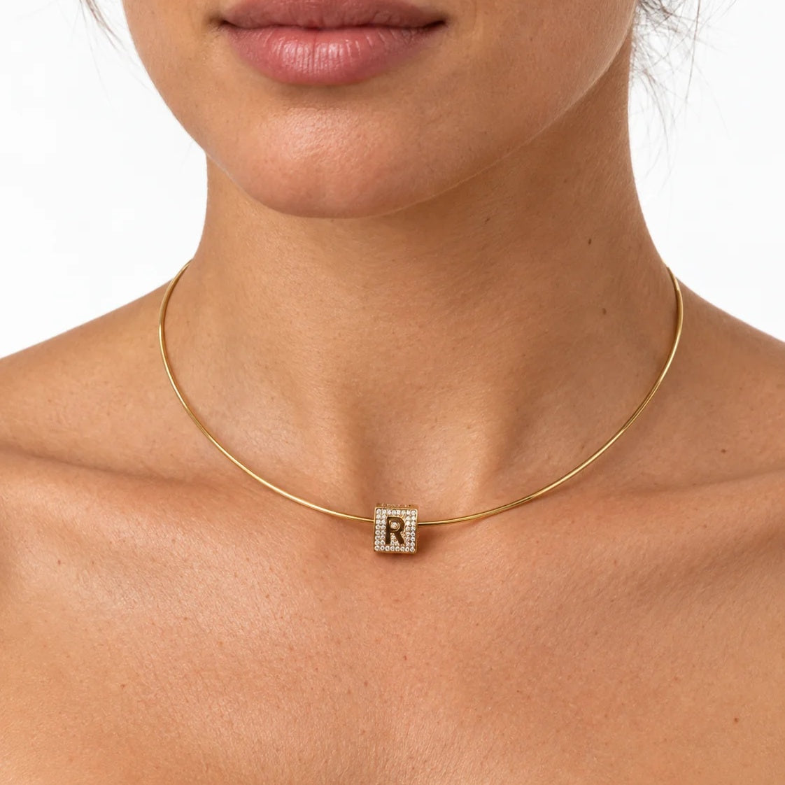 Collier jonc personnalisable