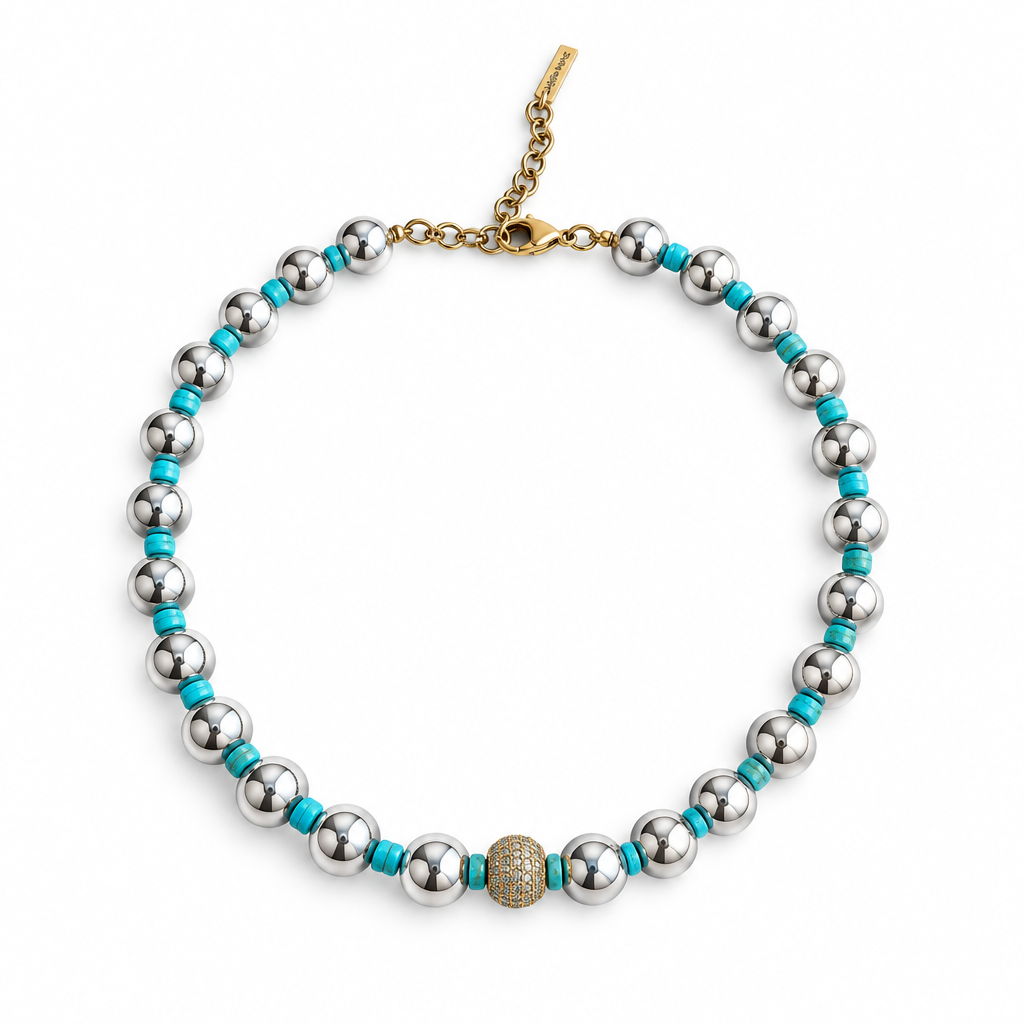 Collier Golden — Argenté