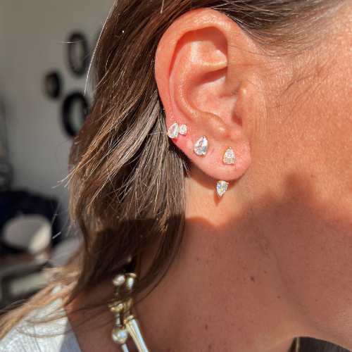 Boucle d'oreille Double Drop