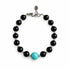 Bracelet Midnight Rodéo — Noir & turquoise